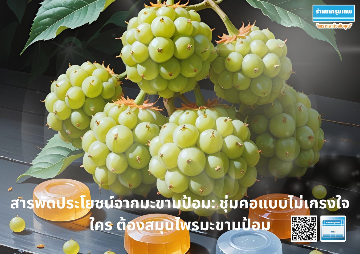 สารพัดประโยชน์จากมะขามป้อม: ชุ่มคอแบบไม่เกรงใจใคร ต้องสมุนไพรมะขามป้อม