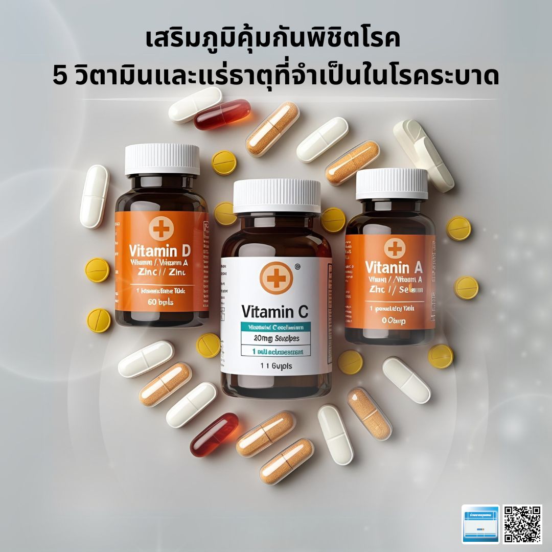 เสริมภูมิคุ้มกันพิชิตโรค: 5 วิตามิน และ แร่ธาตุที่จำเป็นในโรคระบาด